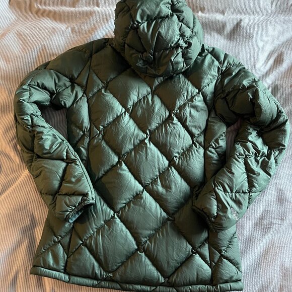 Montbell Women's Superior Down Parka, Size M, Dark Green - Picture 3 of 5